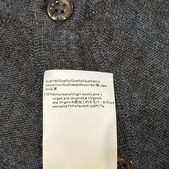 Boss women's grey wool cardigan - Picture 5 of 5